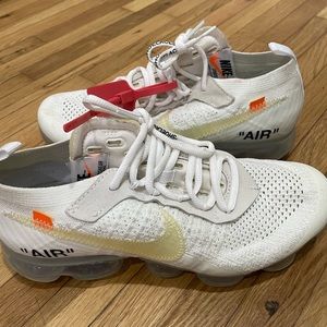 Nike x Off-White The Ten Air Vapormax ‘White’ Size Like New RARE Out of stock